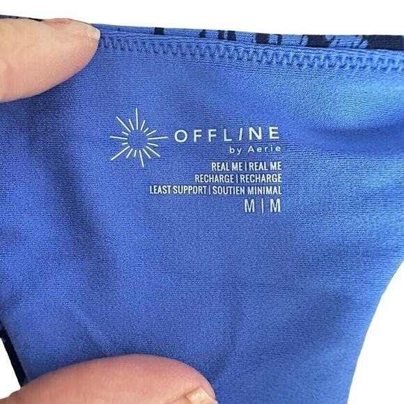 Offline by Aerie Women's Size Medium Blue Real Me Recharge Racerback Top NEw - Picture 6 of 8